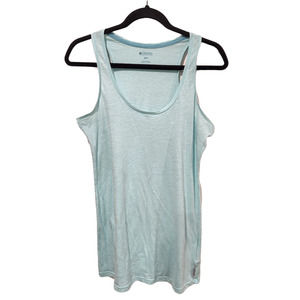 Columbia Womens Light Green Racerback Tank Top Size Medium